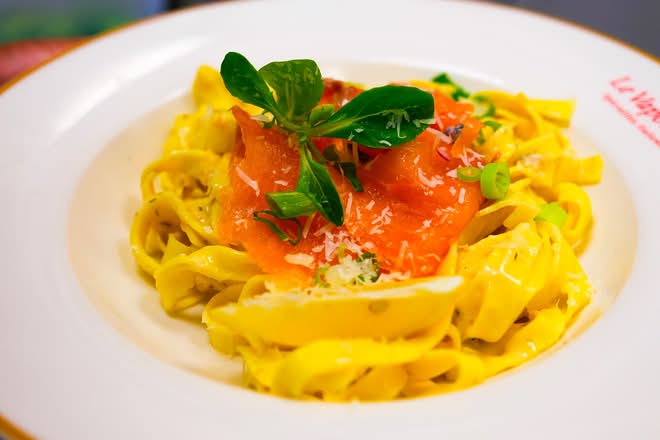 Tagliatelles au saumon